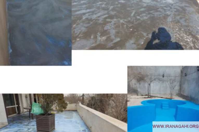رنگ امیزی ترمییم عایق بندی استخر با مواد نانو