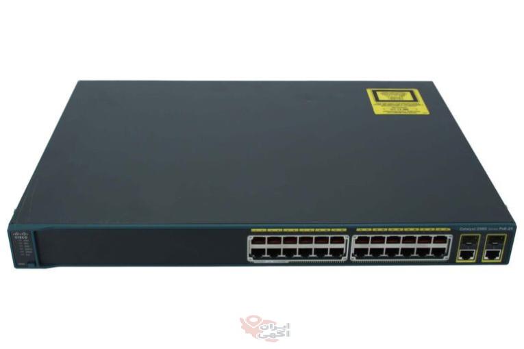 سوئیچ Cisco WS-C2960-24PC-L ۲۴ پورت PoE – ریفر تمیز