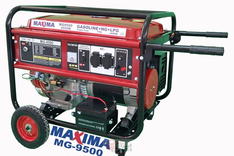 موتور برق سه گانه سوز 8.5 کیلو وات ماکسیما MG9500
